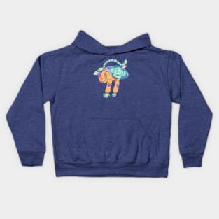 Monkey - Bot In Space Kids Hoodie